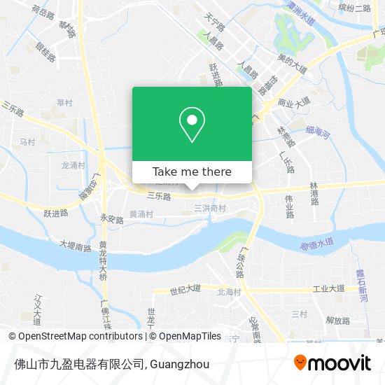 佛山市九盈电器有限公司 map