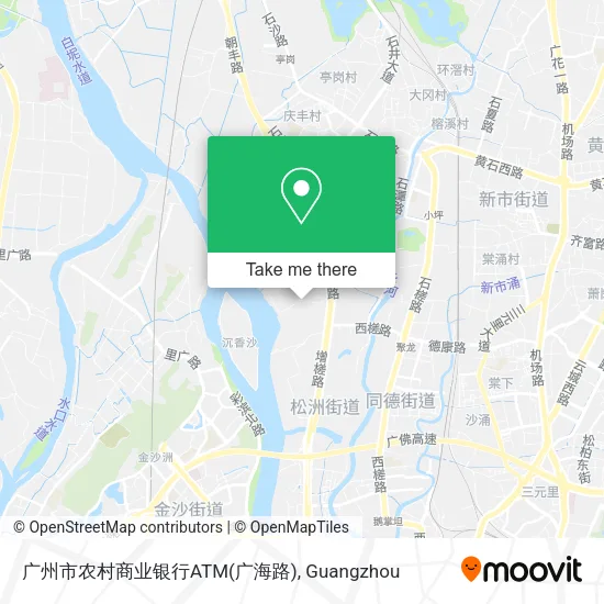 广州市农村商业银行ATM(广海路) map