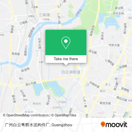 广州白云粤辉水泥构件厂 map