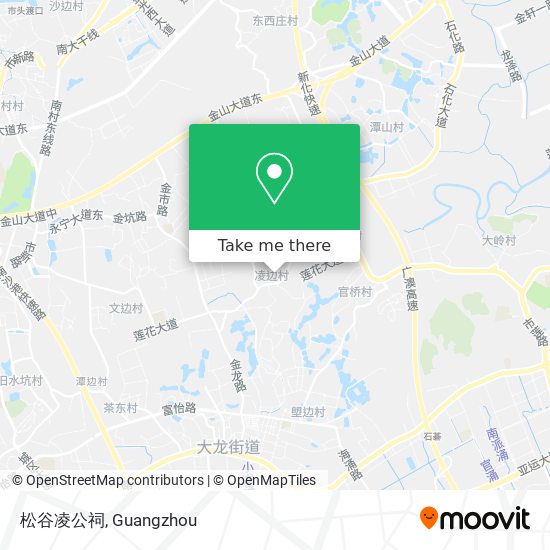 松谷凌公祠 map