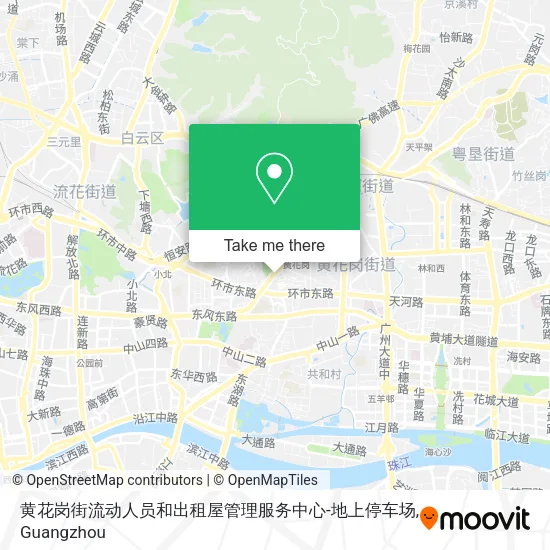 黄花岗街流动人员和出租屋管理服务中心-地上停车场 map