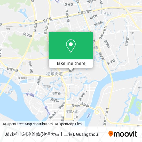 精诚机电制冷维修(沙涌大街十二巷) map