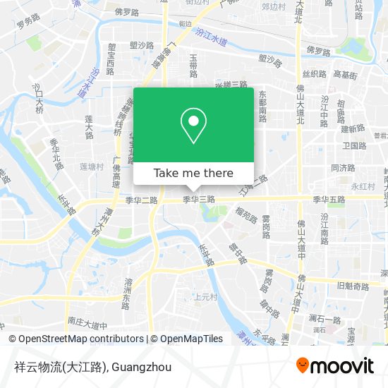 祥云物流(大江路) map