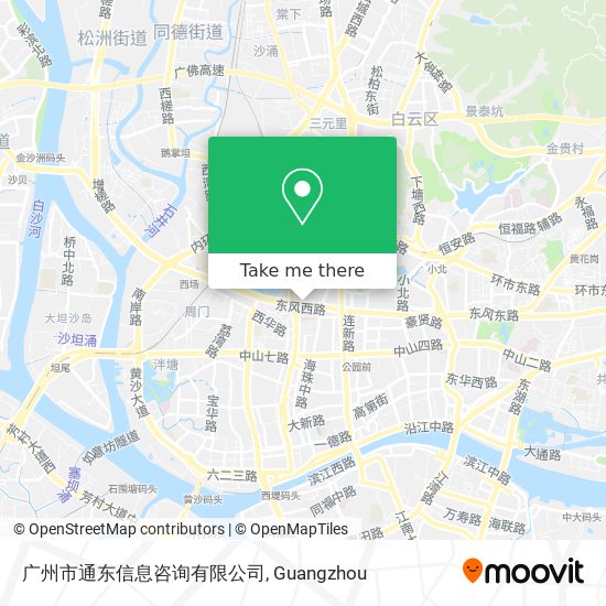 广州市通东信息咨询有限公司 map
