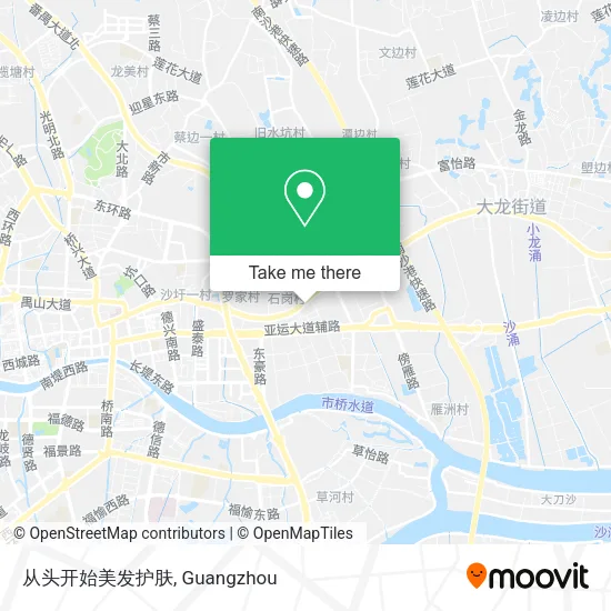 从头开始美发护肤 map