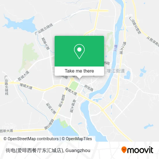街电(爱啡西餐厅东汇城店) map
