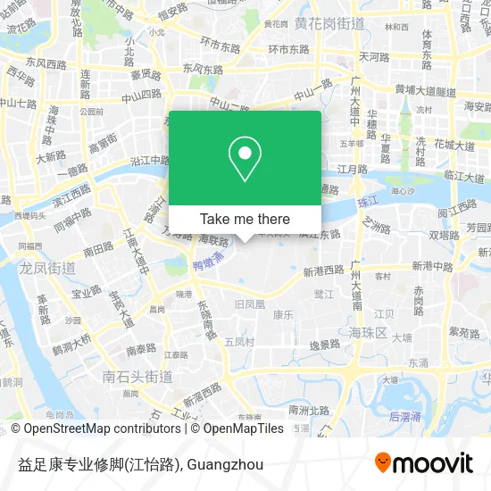 益足康专业修脚(江怡路) map