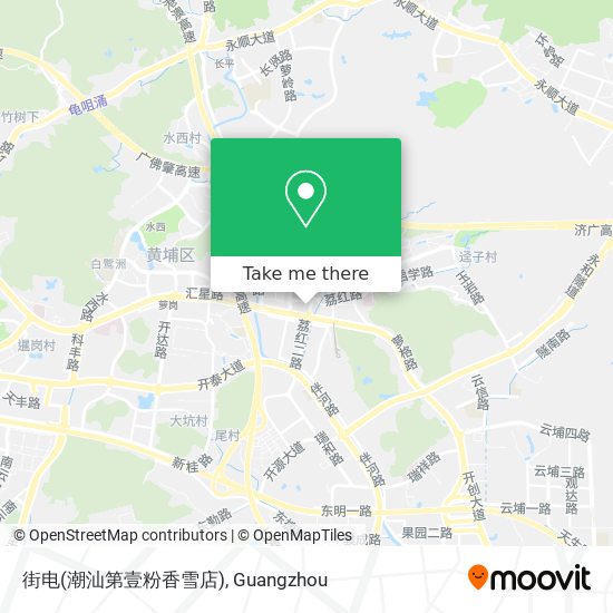 街电(潮汕第壹粉香雪店) map