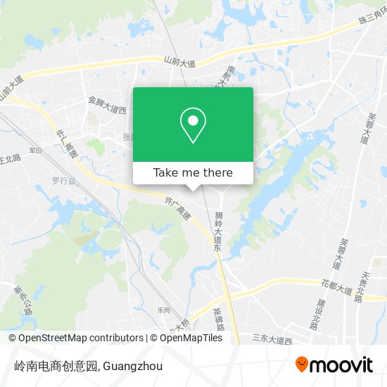 岭南电商创意园 map