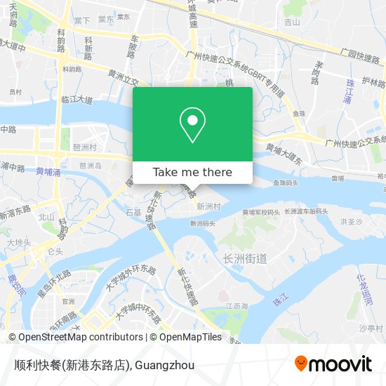 顺利快餐(新港东路店) map
