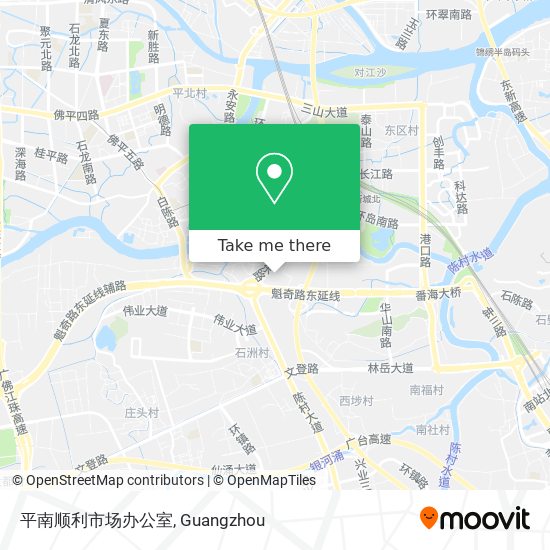 平南顺利市场办公室 map