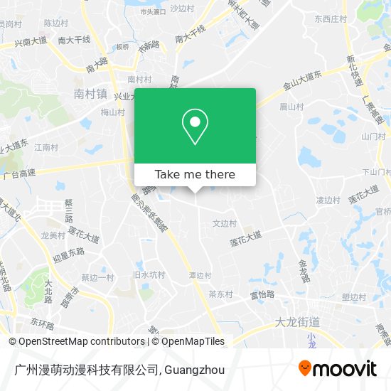 广州漫萌动漫科技有限公司 map