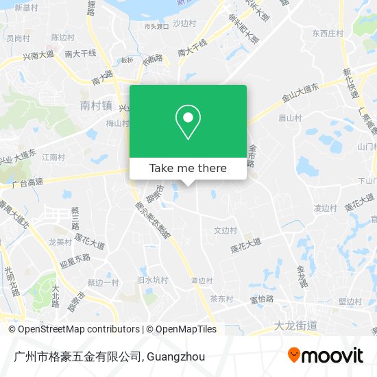 广州市格豪五金有限公司 map