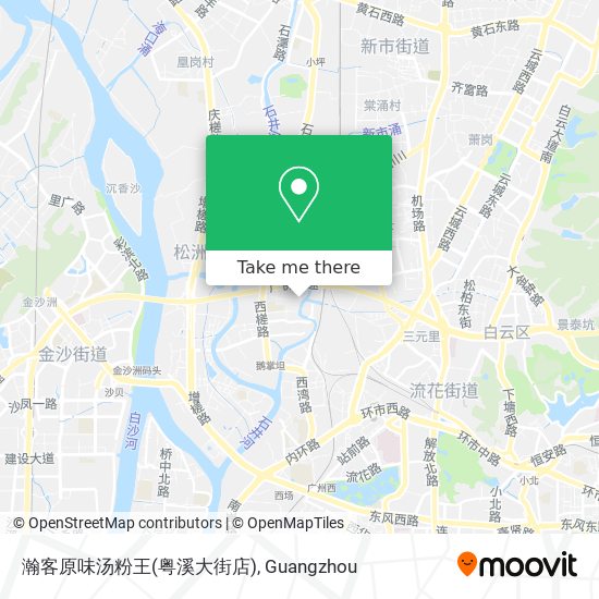 瀚客原味汤粉王(粤溪大街店) map