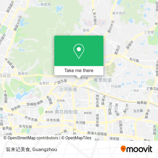 翁来记美食 map