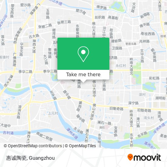 惠诚陶瓷 map