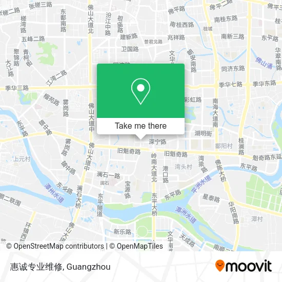 惠诚专业维修 map