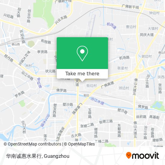 华南诚惠水果行 map