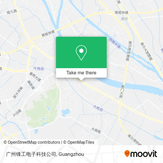 广州锋工电子科技公司 map