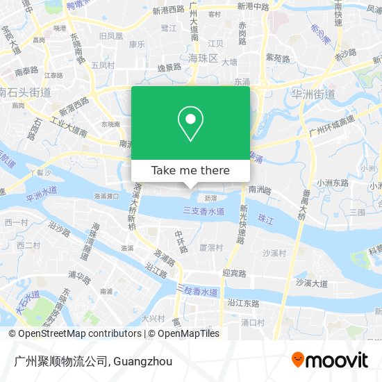 广州聚顺物流公司 map