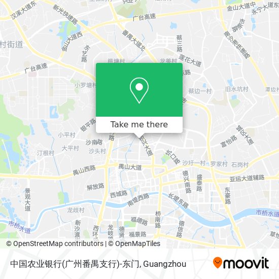 中国农业银行(广州番禺支行)-东门 map