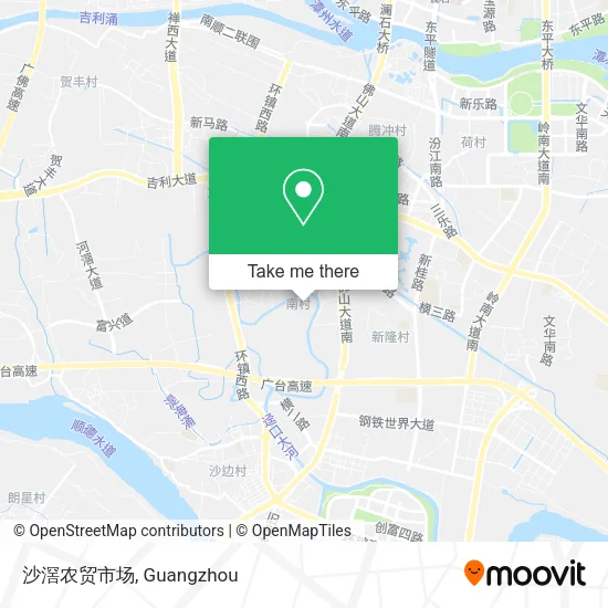 沙滘农贸市场 map