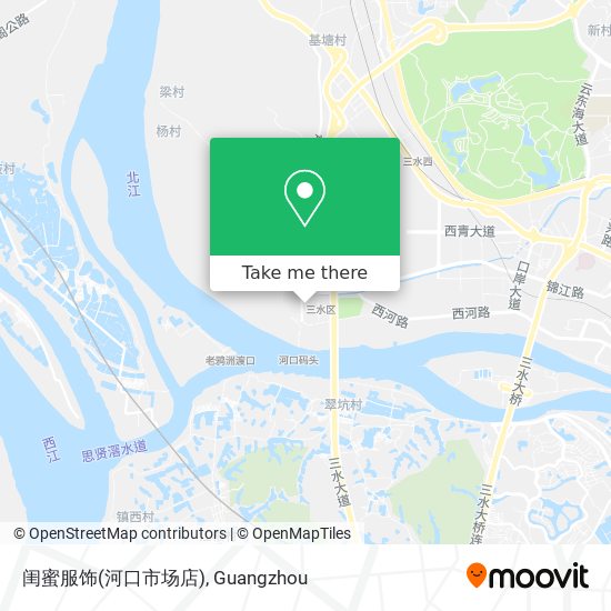 闺蜜服饰(河口市场店) map
