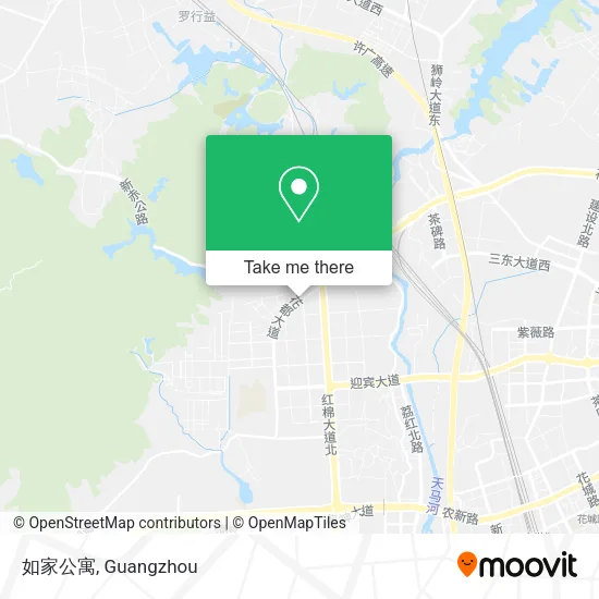如家公寓 map