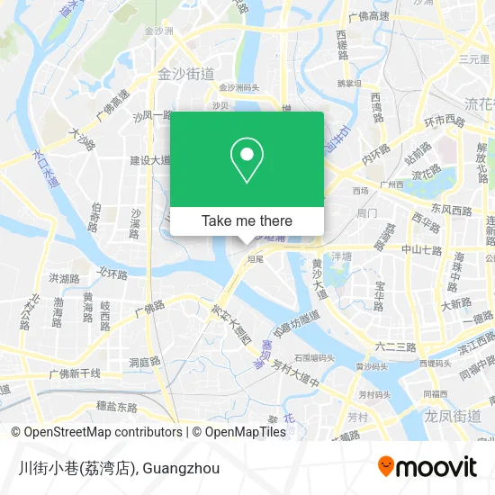 川街小巷(荔湾店) map