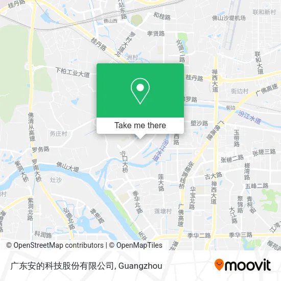 广东安的科技股份有限公司 map