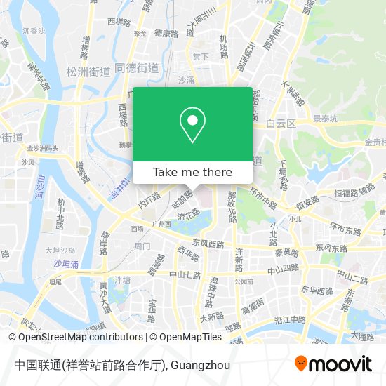 中国联通(祥誉站前路合作厅) map