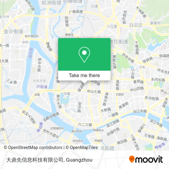 大鼎先信息科技有限公司 map