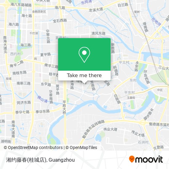 湘约藤春(桂城店) map