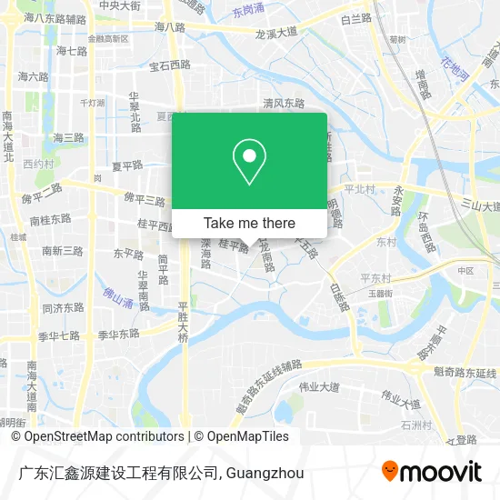 广东汇鑫源建设工程有限公司 map
