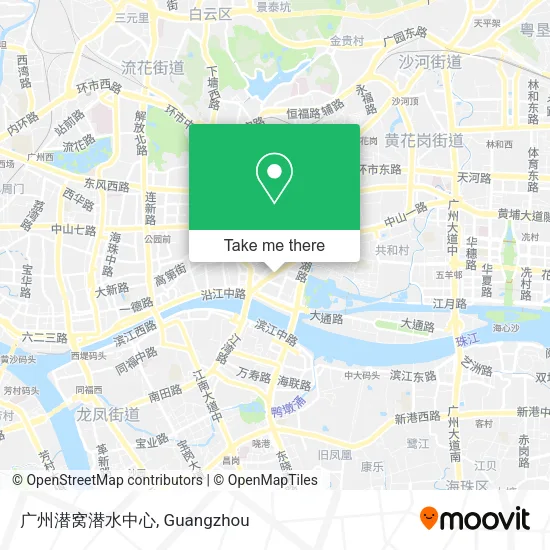 广州潜窝潜水中心 map