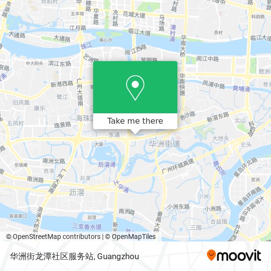 华洲街龙潭社区服务站 map