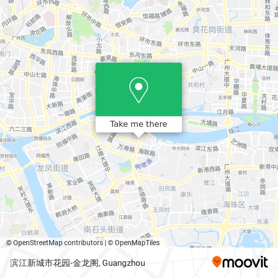 滨江新城市花园-金龙阁 map