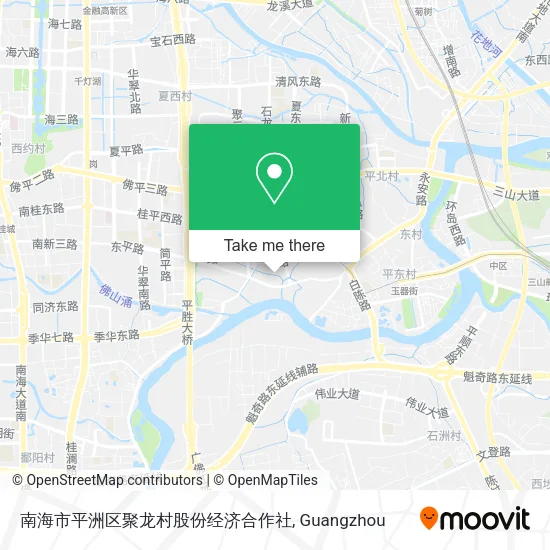 南海市平洲区聚龙村股份经济合作社 map
