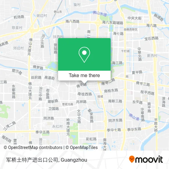 军桥土特产进出口公司 map