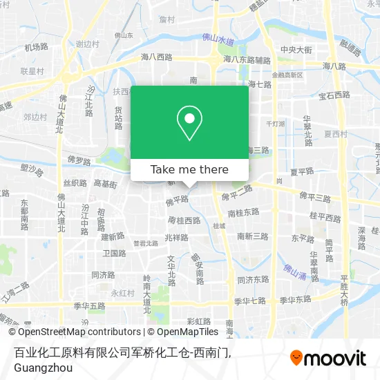 百业化工原料有限公司军桥化工仓-西南门 map