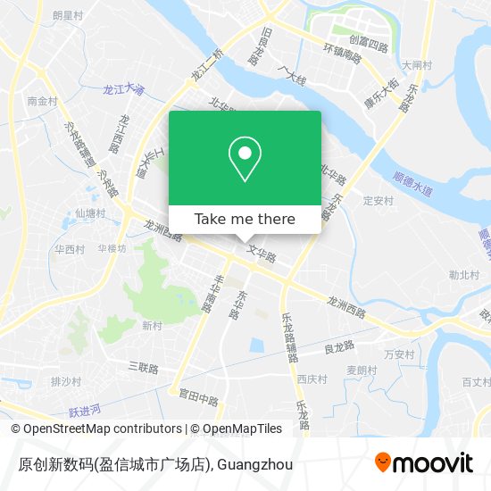 原创新数码(盈信城市广场店) map