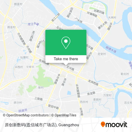 原创新数码(盈信城市广场店) map