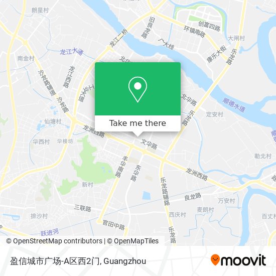 盈信城市广场-A区西2门 map