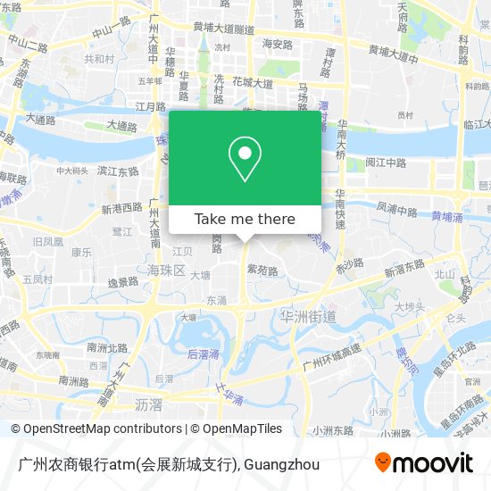 广州农商银行atm(会展新城支行) map