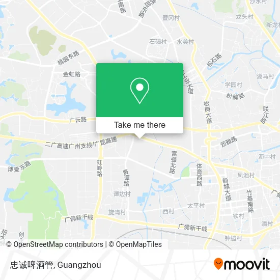 忠诚啤酒管 map