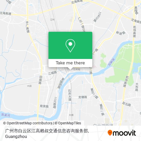 广州市白云区江高赖叔交通信息咨询服务部 map