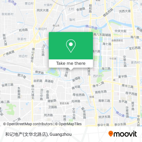 和记地产(文华北路店) map