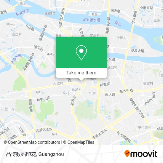 品博数码印花 map