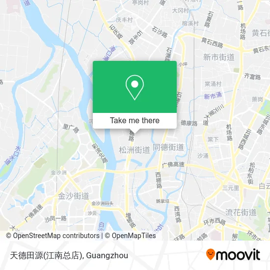 天德田源(江南总店) map