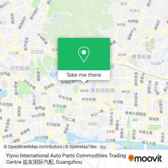 Yiyou International Auto Parts Commodities Trading Centre 益友国际汽配 map
